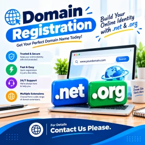 Domain Registration .net, .org